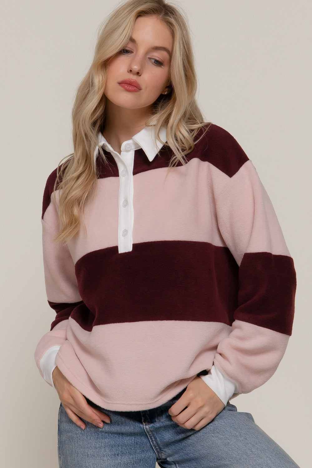 Imagine That Rugby Fleece Polo