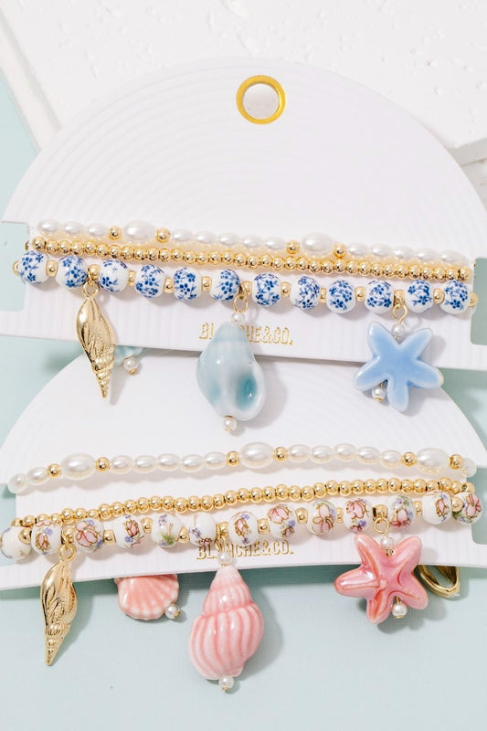 Seal Life Charm Bracelet Set- 2 Colors!