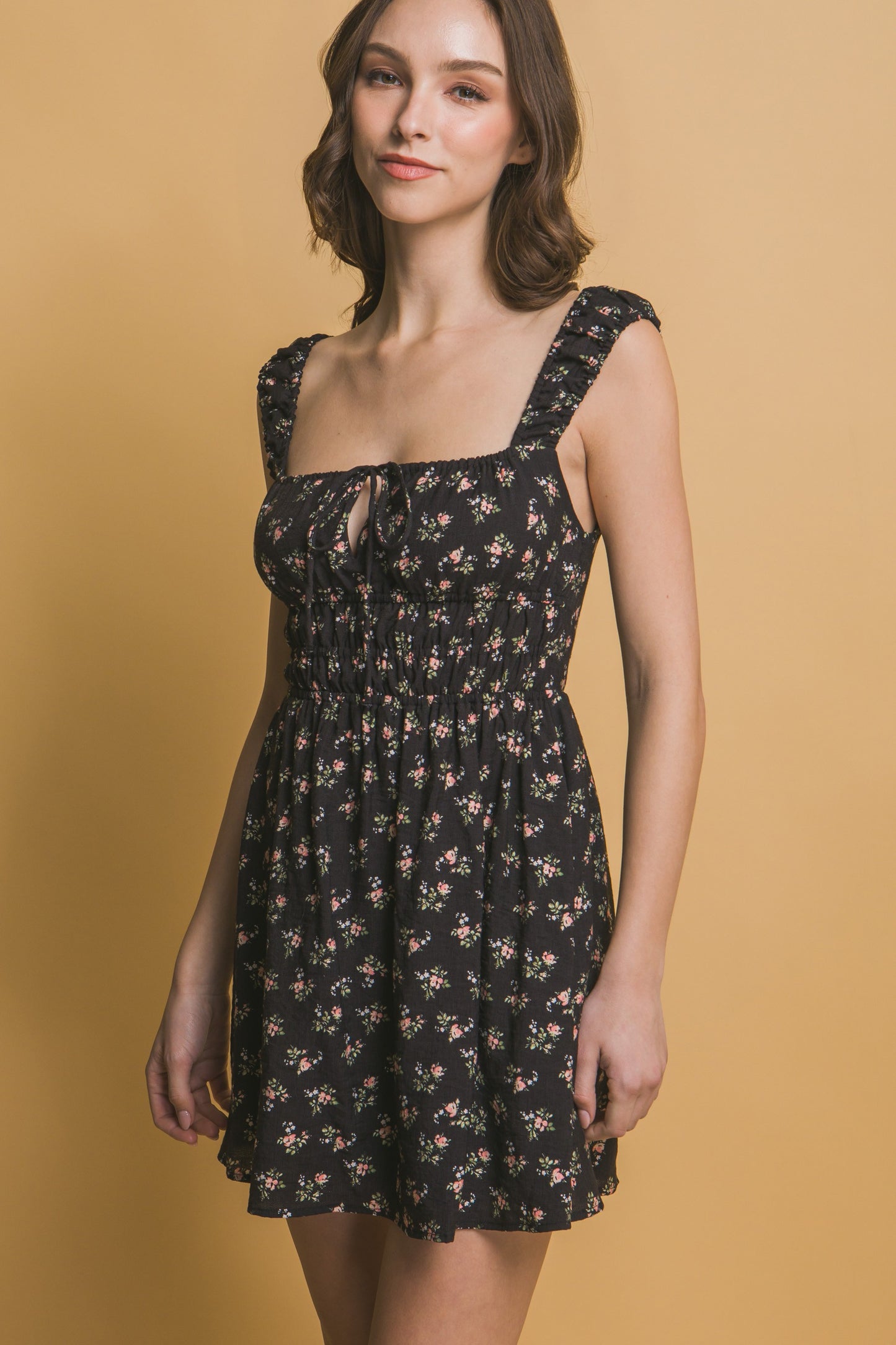 Adelyn Floral Smock Dress