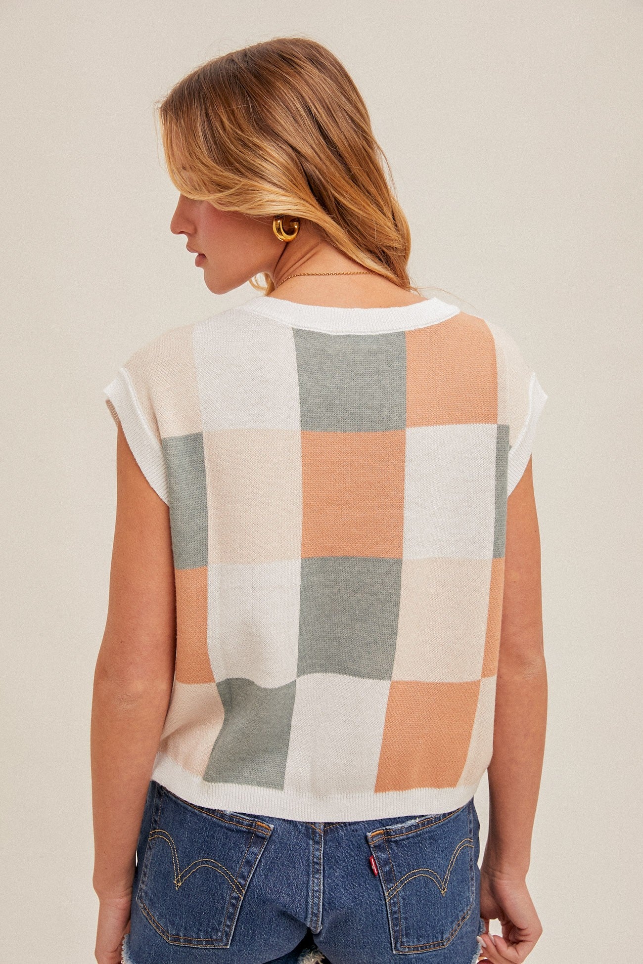 Check It Out Sweater Crop Tee