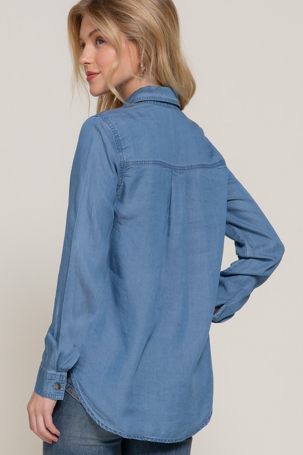 Winning Big Denim Tencel Shirt