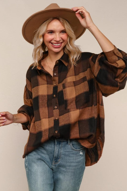 Oversized Classic Plaid
