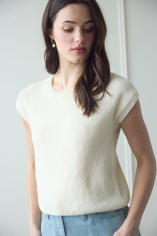 Loving Myself Short Sleeve Knit Sweater- 3 Colors!