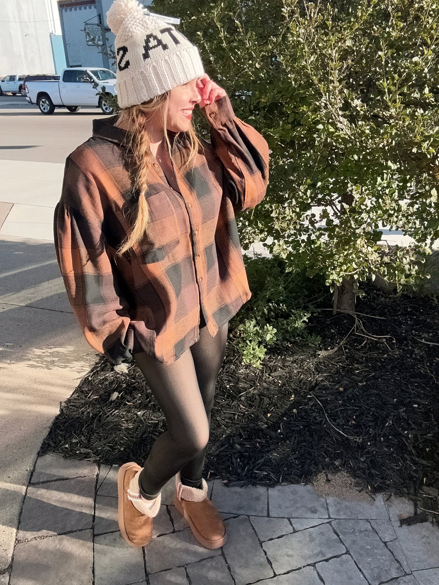 Oversized Classic Plaid