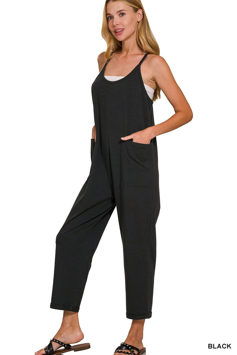 Essential Love Spaghetti Strap Jumpsuit