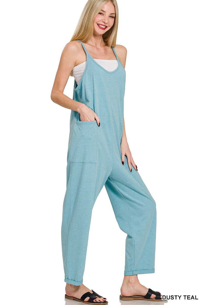 Essential Love Spaghetti Strap Jumpsuit