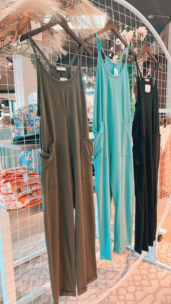 Essential Love Spaghetti Strap Jumpsuit