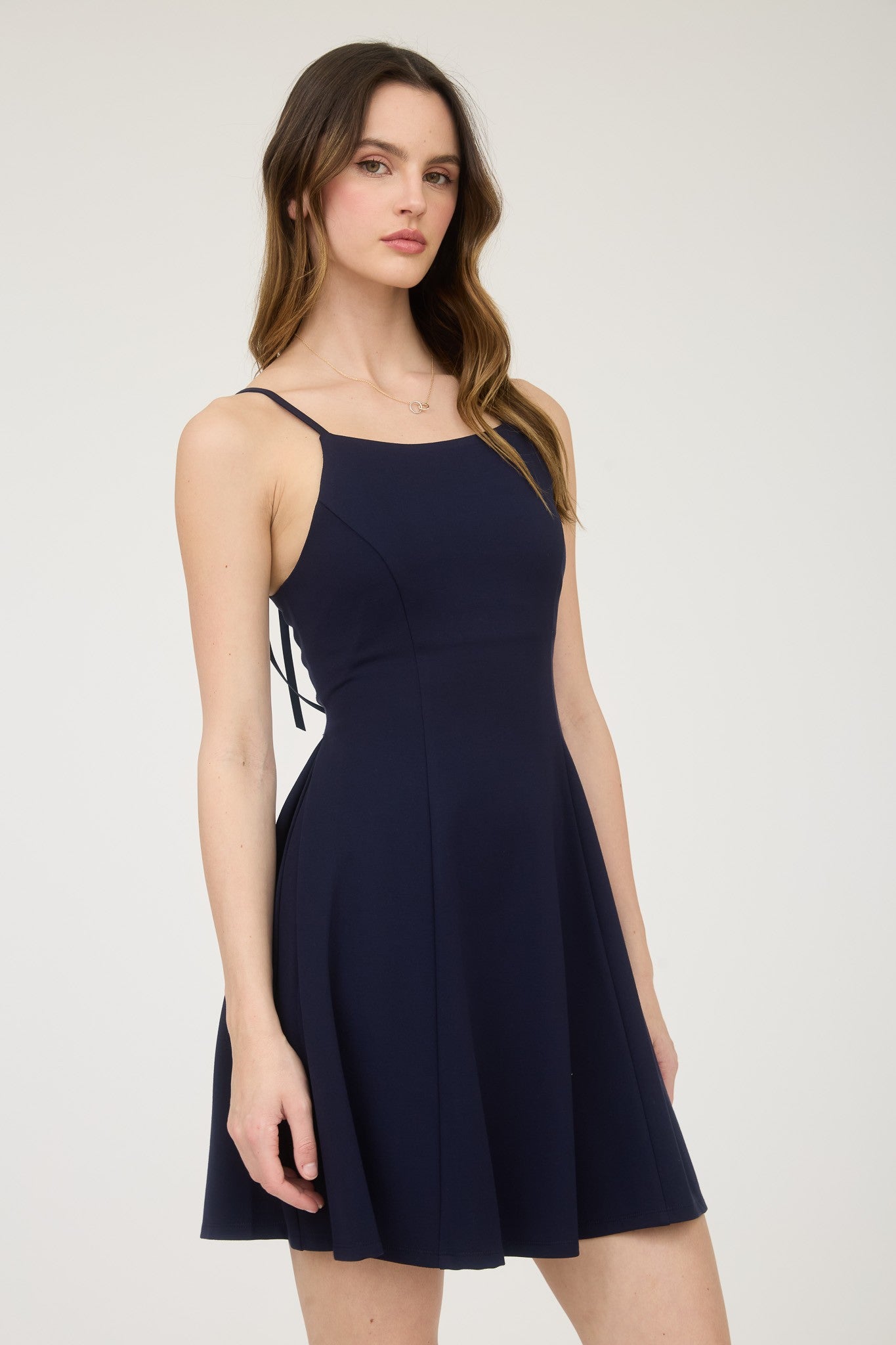 Vivid Dreams Spaghetti Strap Mini Dress