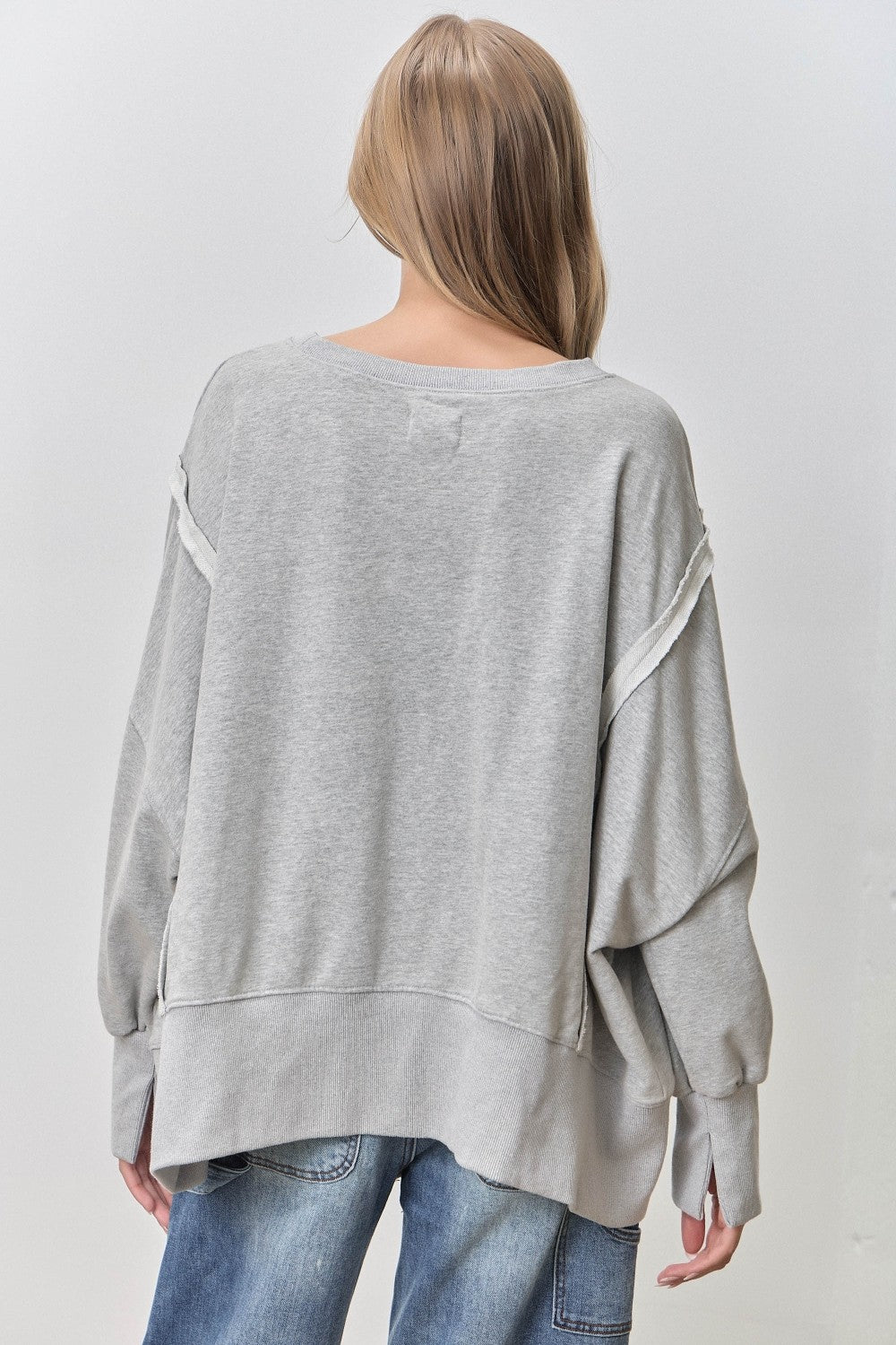 13 Varsity Graphic Oversized Sweatshirt
