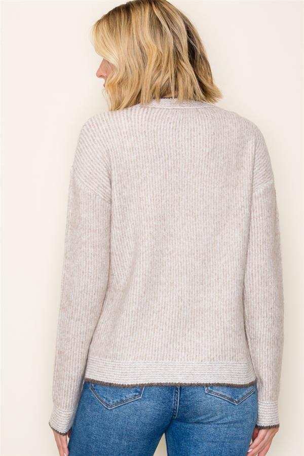 Remi Ribbed Pullover Sweater