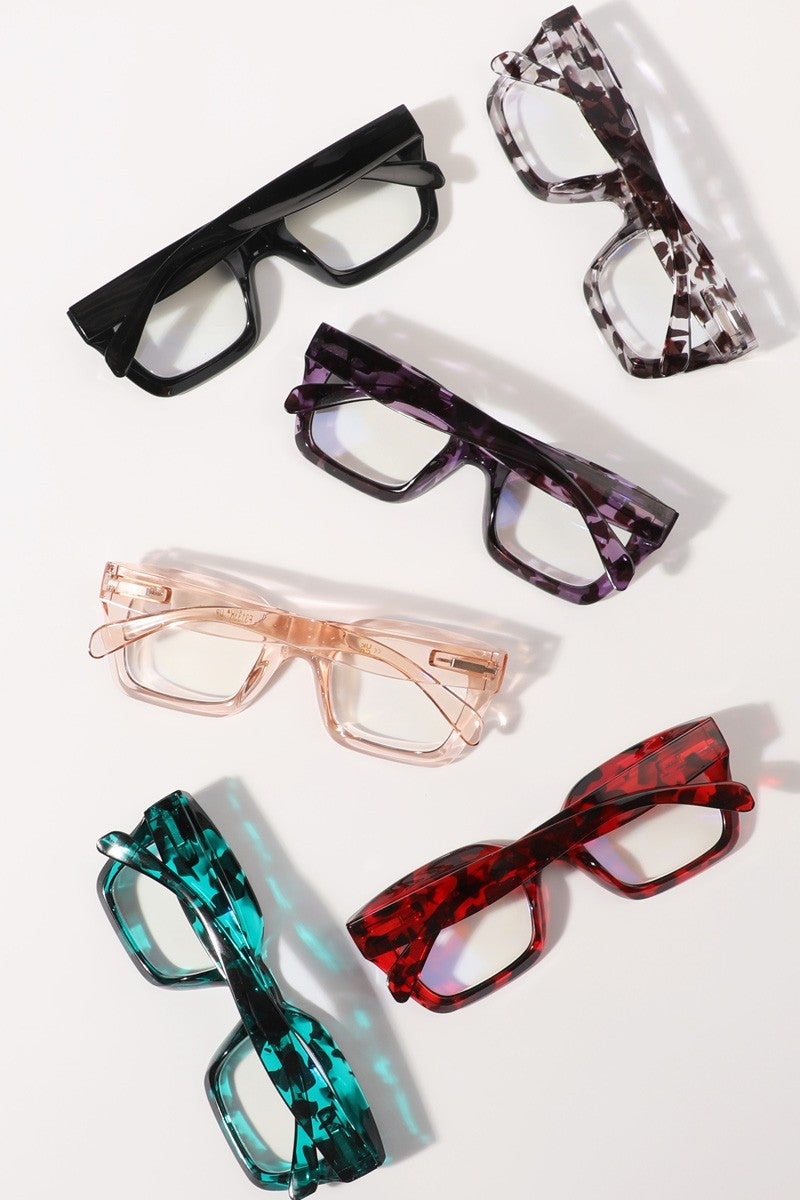 Chunky Frame Blue Light Glasses- ASSORTED!
