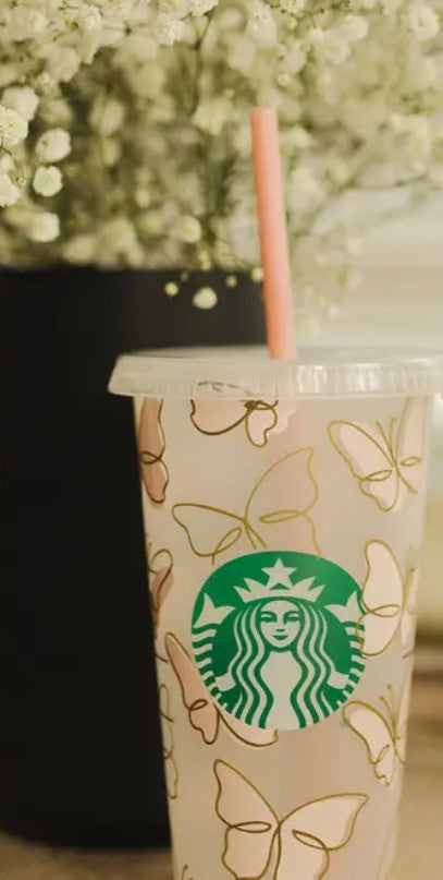Starbucks Reusable Cold Cups- 2 Designs!.