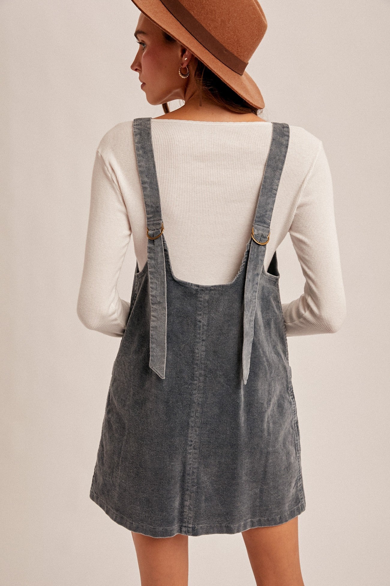 Playful Impressions Corduroy Overall Dress