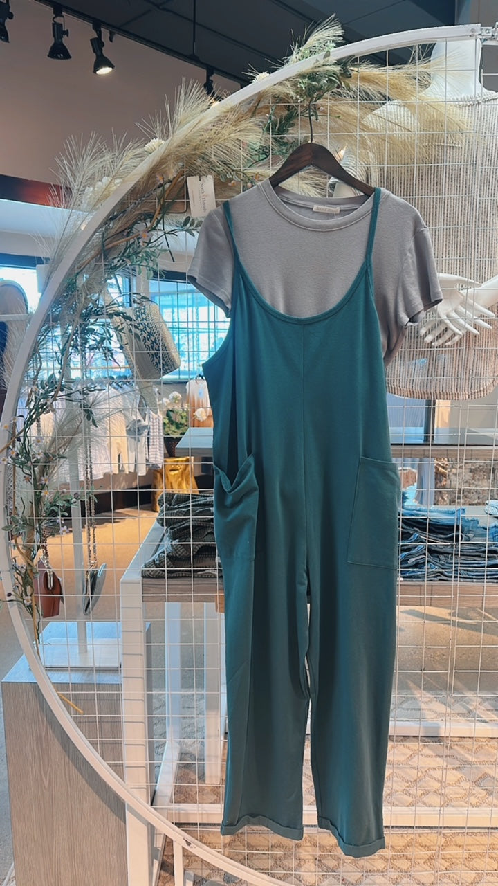 Essential Love Spaghetti Strap Jumpsuit
