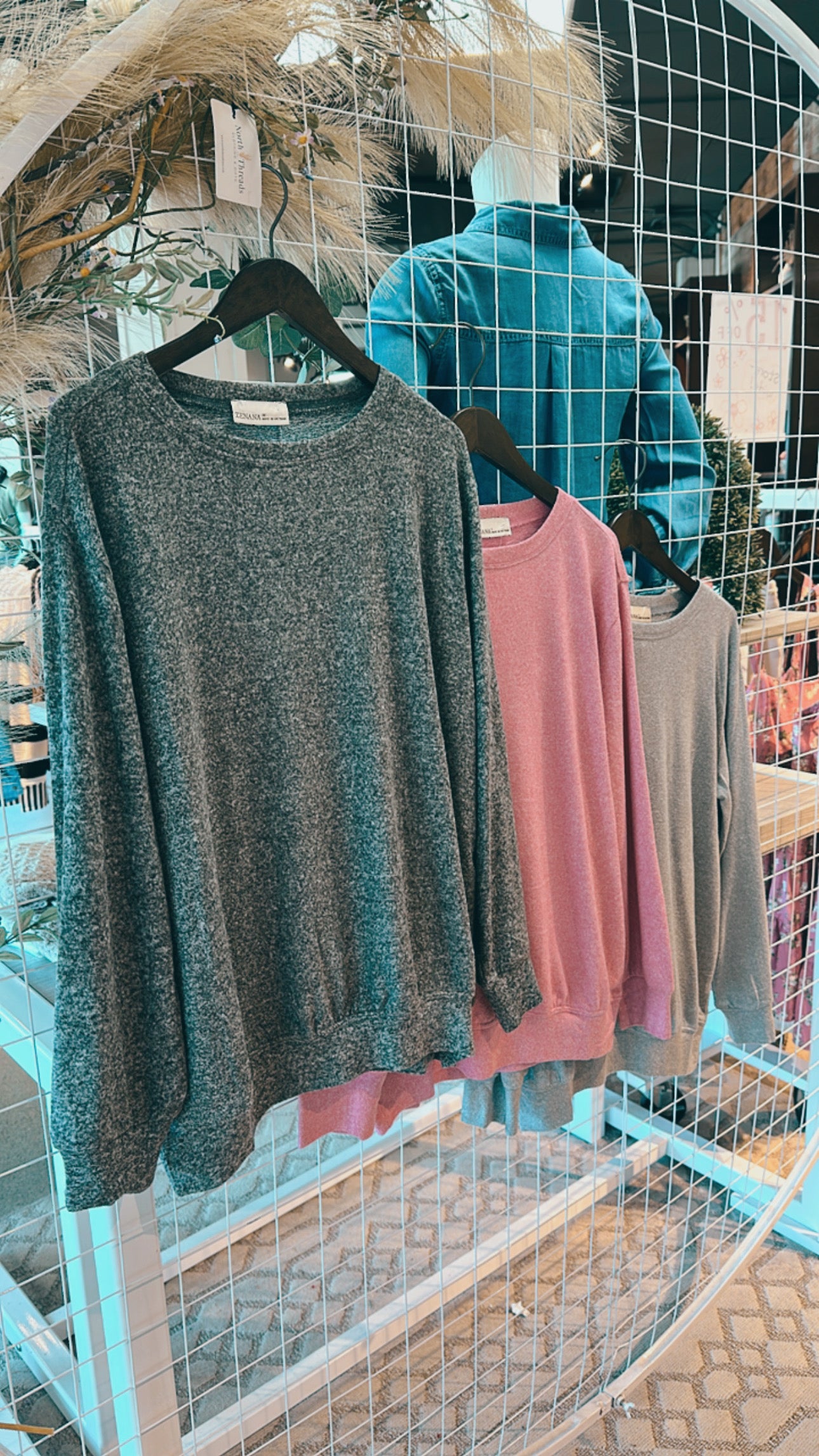 Moneisha Melange Soft Pullover