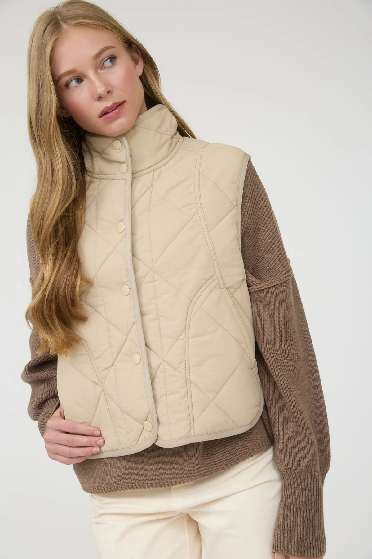 Quilted Vest- 2 Colors!
