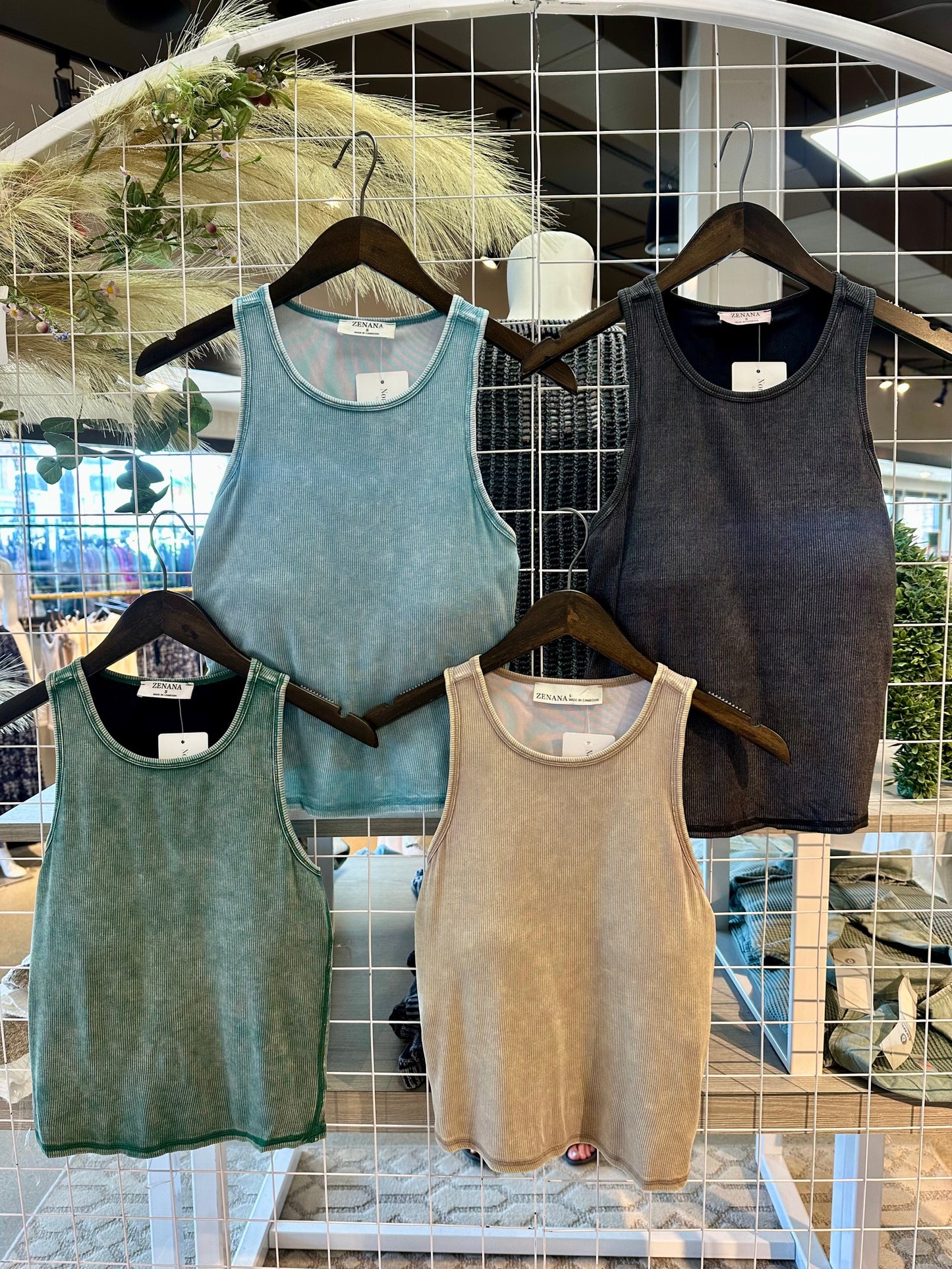 Carried Away Racer Back Tanks- 4 Colors!
