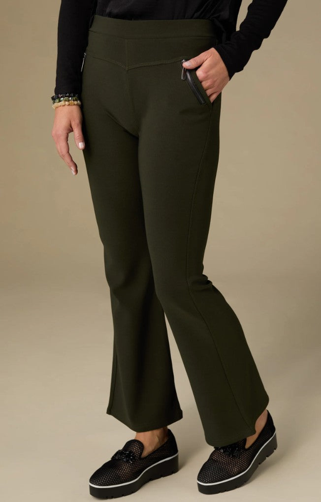 Jasmine Zip Pocket Flare Legging-2 Colors!