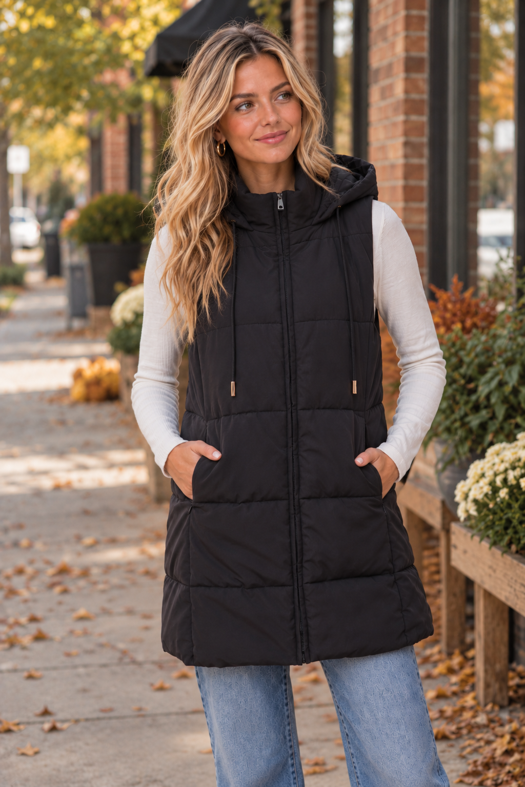 Hooded Puffer Vest DOORBUSTER
