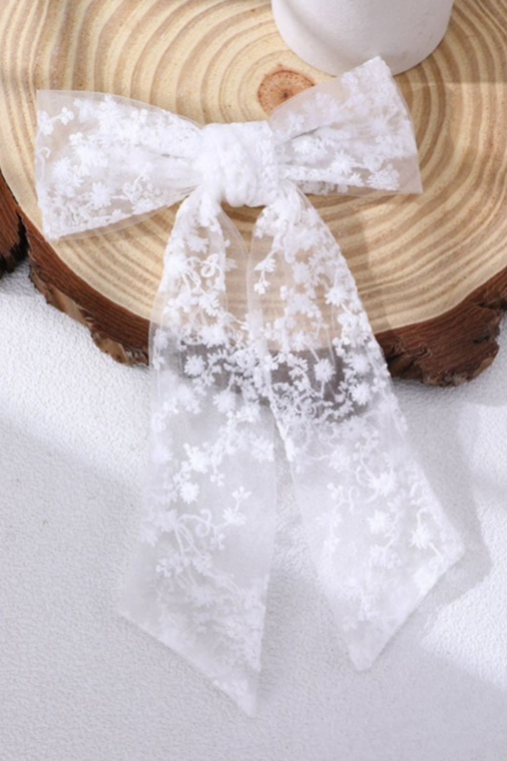 Organza Bow Hair Clip