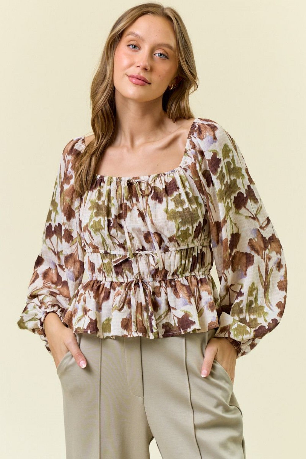 Floral Babydoll Top