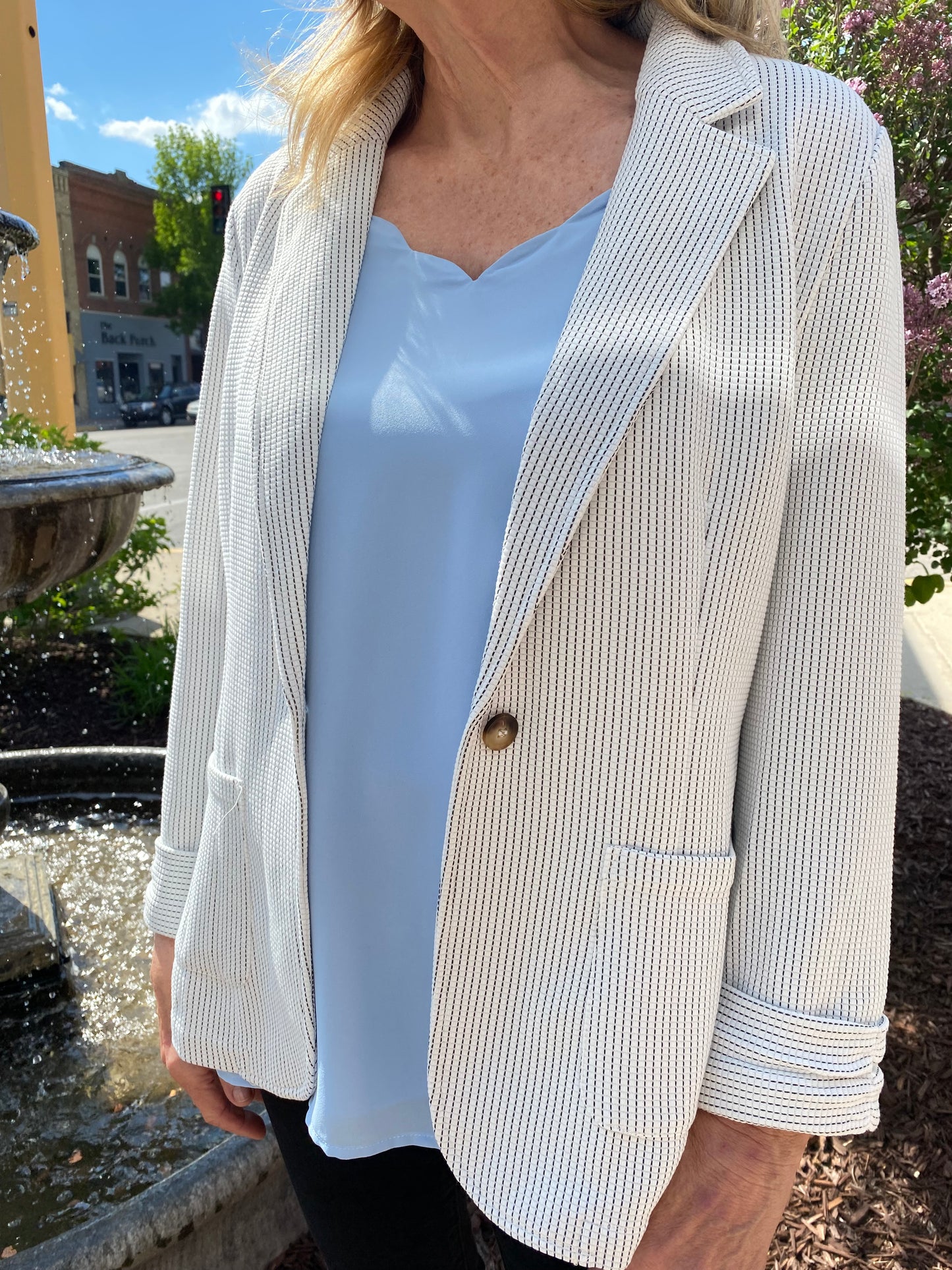 Stella Textured Blazer- 5 Colors!.