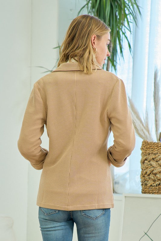 Stella Textured Blazer- 5 Colors!.