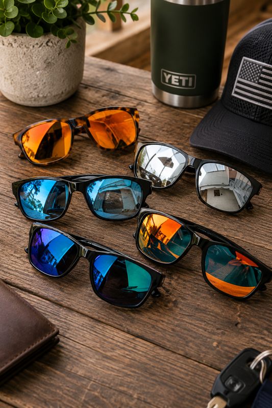 Men's Square Polarized Sunglasses
