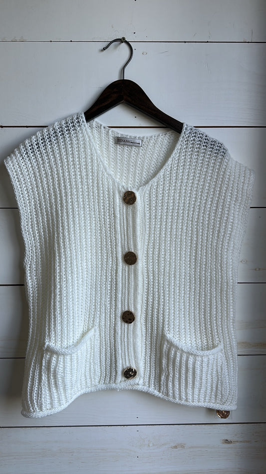 Must-Have Button Sweater Vest
