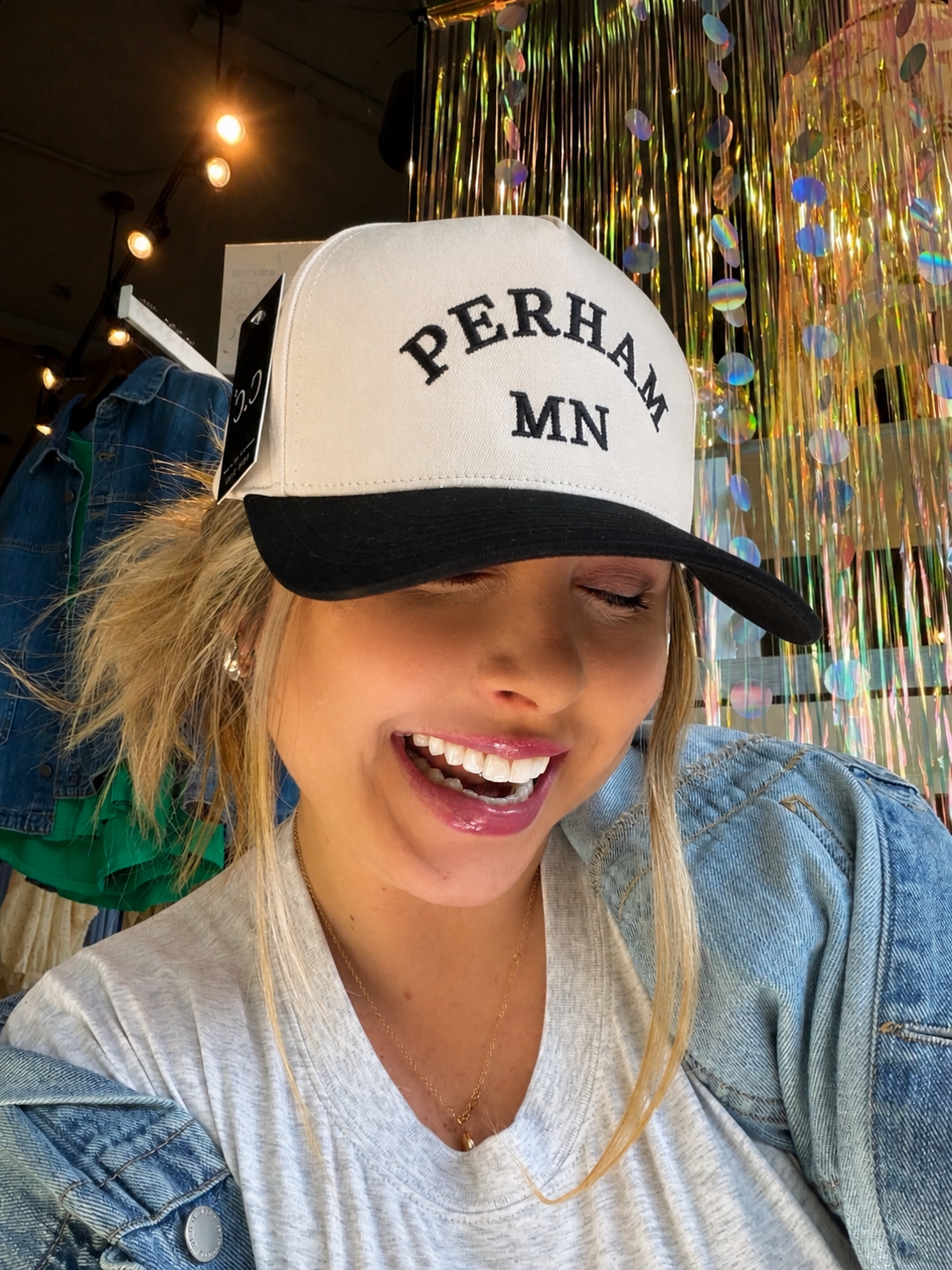 Perham MN Anniversary Trucker Hat