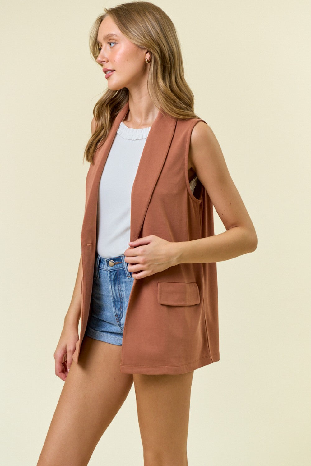 Shawl Vest Blazer
