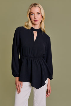 Final Bow Mock Neck Top