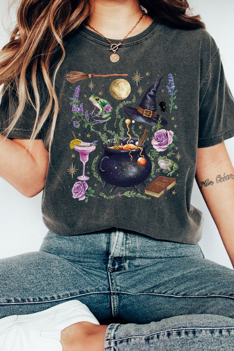 Whimsical Witch Graphic Tee