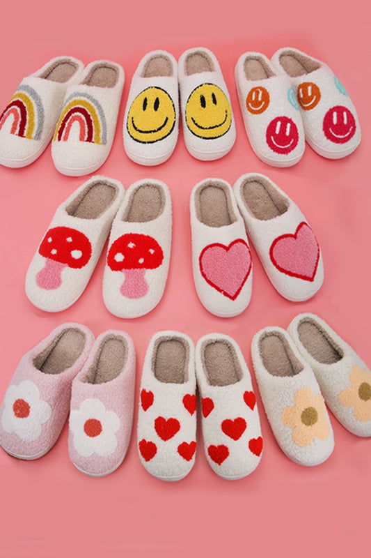 Kick Back Fuzzy Slippers- 4 Designs!.