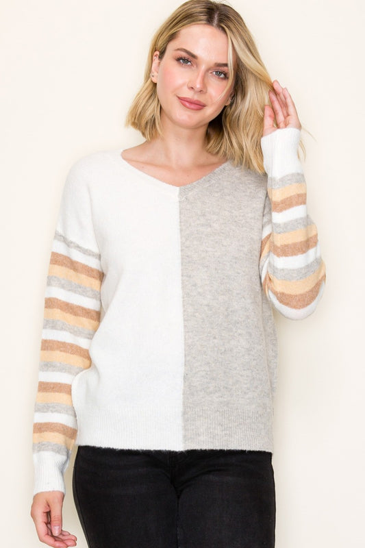 Galinda Multi Stripe Soft Sweater