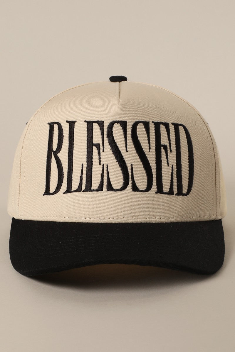 Embroidered Blessed Baseball Cap