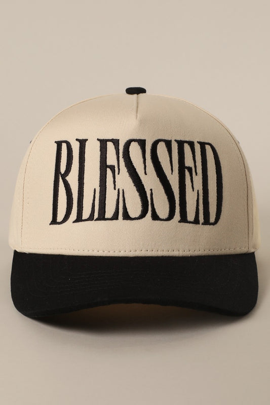 Embroidered Blessed Baseball Cap