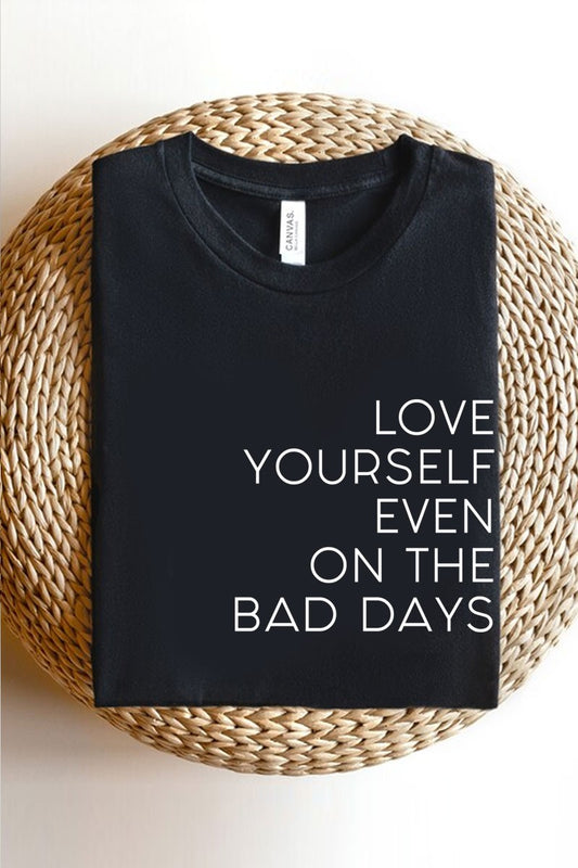 Love Yourself Graphic Crop Tee