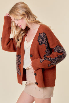 Eye Of The Tiger Sweater Cardigan