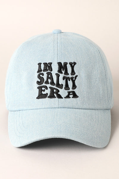 In My Salty Era Embroidered Baseball Cap