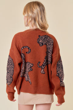 Eye Of The Tiger Sweater Cardigan