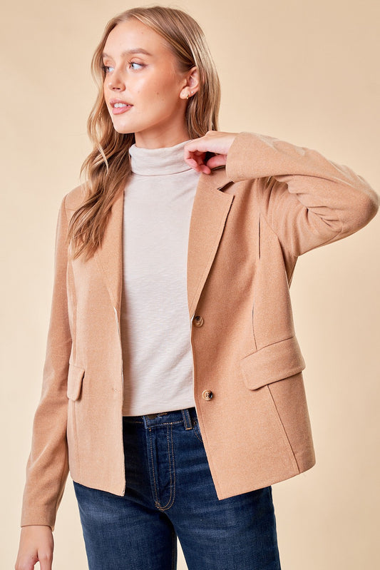 Samira Raw Edge Blazer- 2 Colors!.