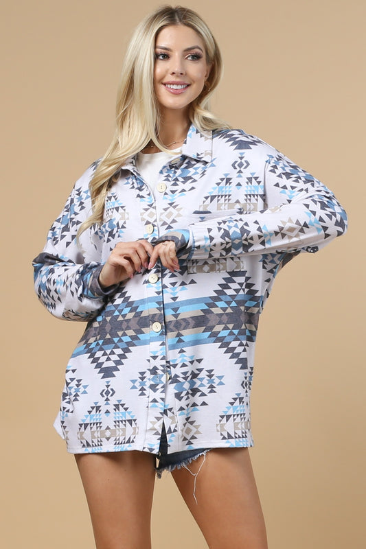 DOORBUSTER: Victoria Aztec Hacci Shacket