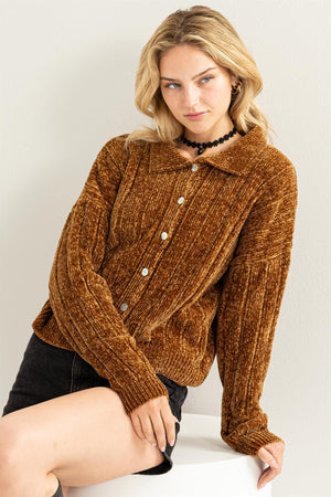 Natural Charm Button Front Cardigan- 2 Colors!.