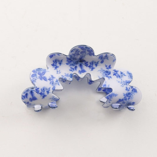 Vintage Porcelain Moon Claw Clips