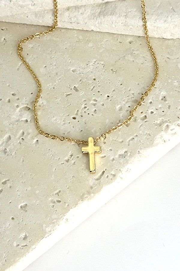 Minimalist Cross Necklace