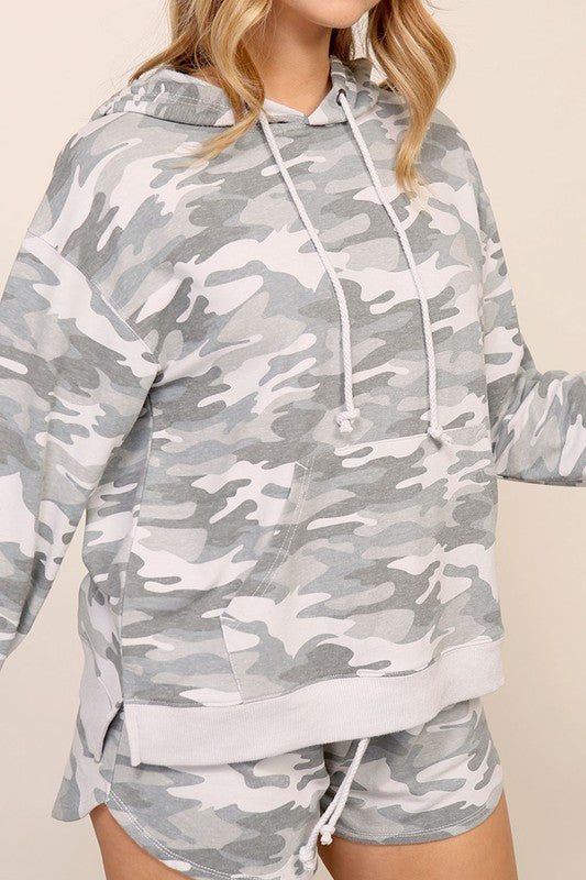 DOORBUSTER Camo Print Hoodie