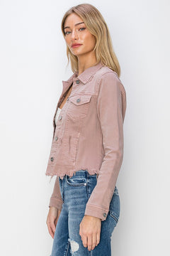 City Sunset Frayed Hem Jacket- 3 Colors!