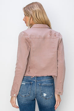 City Sunset Frayed Hem Jacket- 3 Colors!