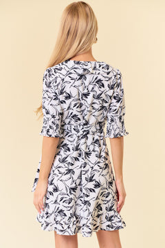 Everlasting Wonder Floral Wrap Dress